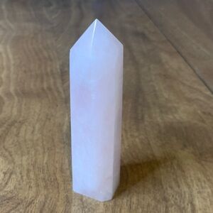 Rose Quartz Crystal Tower